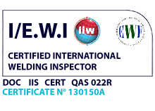 International Welding Inspector certificate